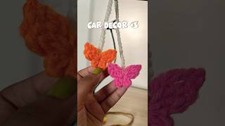 CROCHET CAR DECOR ✨ crochet diy crochetpattern craft shorts [upl. by Dee Dee169]