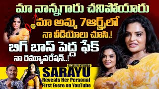 Sarayu About Her Family Job and Personal Life  Sarayu Exclusive Interview 7ArtsVideos [upl. by Riamo]