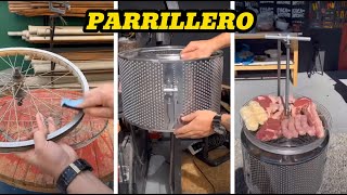 La mejor parrilla giratoria casera paso a paso ideas hazlotumismo tips diy [upl. by Noel]