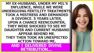 My ex husband while we were undergoing fertility treatments took a mistress and demanded a div [upl. by Yenrab]