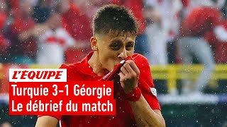 Turquie 31 Géorgie  Le débrief de la victoire de la bande dArda Güler Euro 2024 [upl. by Avivah161]