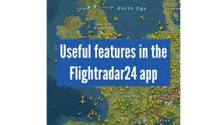 Tutorial using filters in the Flightradar24 app [upl. by Eseerehc]