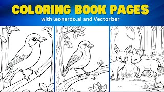 How To Make Coloring Books With AI [upl. by Jephthah525]