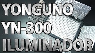 ILUMINADOR YONGNUO YN300 PTBR [upl. by Beverle669]