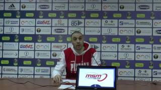 Coach Vincenzo Esposito nel post partita BrindisiPistoia [upl. by Paxon]