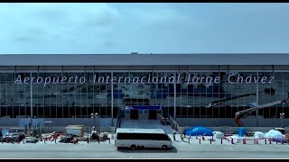 Dron recorre y muestra la nueva terminal Aeropuerto Jorge Chavez en Lima con 95 avances en obras [upl. by Isbella]