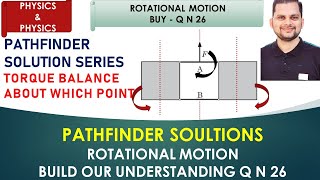 PATHFINDER SOLUTION SERIES ROTATIONAL MOTION BUILD YOUR UNDERSTANDING Q N26 [upl. by Cody]