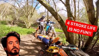 CARNAGE ON THE TRAIL Action Trax Exedown Enduro fun and fails [upl. by Inah]