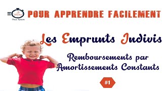 Les Emprunt Indivis  Remboursement par Amortissements Constants [upl. by Asek]