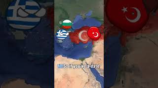 Istanbul Not Constantinople Countryballs Türkiye Greece and Bulgaria [upl. by Medeah]