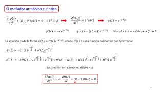 MC 16 Oscilador Armónico Cuántico [upl. by Neersin251]