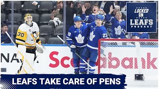 Toronto Maple Leafs top players take care of Penguins what were thankful for with this team [upl. by Puduns]