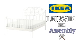 IKEA LEIRVIK Bed Assembly [upl. by Crisey]