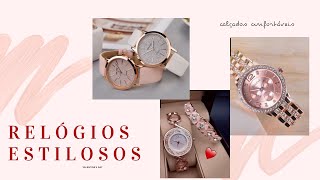 LINDOS RELÃ“GIOS FEMININOS ðŸ˜ ESTILOSOS E DE LUXO TENDÃŠNCIA 20202021 ROLEX MICHAEL KORS E MAIS [upl. by Evelinn]