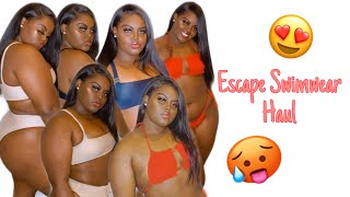 ESCAPE SWIMWEAR HAUL  REVIEWTIFFANY QASHAE [upl. by Yrrep]