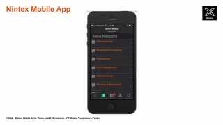 Nintex Mobile App Spesenantrag via Smartphone Demo [upl. by Nemra428]