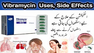 Vibramycin 100mg Capsule uses  Acne  Pimples  Doxycycline Antibiotic uses [upl. by Nylyaj]