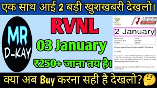 Rvnl Share Target🎯  Rail Vikas Nigam Ltd Share  Rvnl Share Latest News Rail Vikas share today [upl. by Schroer]