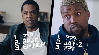 Rappers Name Their Top 5 Favorite Rappers of ALLTIME JayZ Kanye West Diddy Lil Wayne amp more [upl. by Sil]