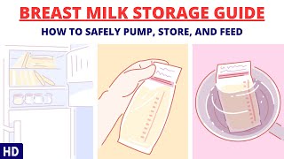 How to Safely Store Your Liquid Gold Breast Milk Storage Guide [upl. by Nolyarb]