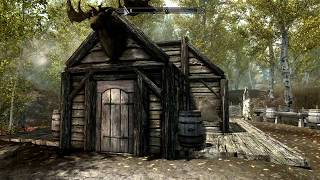 Skyrim Special Edition Mod Review Woodsmans Shack [upl. by Gwenore]