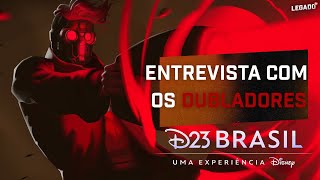 D23 BRASIL  MARVEL WASTELANDERS  Entrevista com os dubladores [upl. by Killen619]