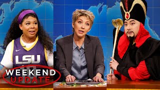 Weekend Update ft Bowen Yang Punkie Johnson and Heidi Gardner  SNL [upl. by Ennagroeg729]