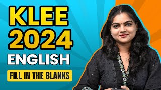 KLEE 2024  English  Fill in the Blanks  Kerala LLB Entrance Exam [upl. by Chiarra]