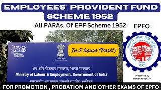 EMPLOYEES PROVIDENT FUND SCHEME 1952 I epfo pension socialsecurity [upl. by Alrrats667]