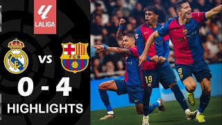 Real Madrid vs FC Barcelona 04 Resumen y goles  El Clásico La Liga 2425 [upl. by Crichton103]