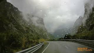 New Zealand Road Trip The Mountains of Milford  Southern Alps near Milford Sound Weka sighting [upl. by Ojillib]