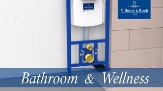 How to install  ViConnect WC frame  Villeroy amp Boch [upl. by Ttebroc]