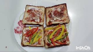 5 Min Bread Pizza Recipe quick and easy bread Pizza🍕 [upl. by Parthinia]