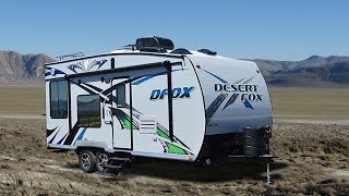 Quick Tour Of the New Desert Fox 21SW Toy Hauler [upl. by Astrix]