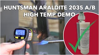 Huntsman Araldite 2035 AB Demo High Temperature Adhesive Solution [upl. by Line]