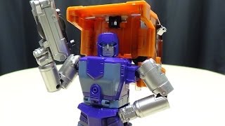 Cubex HUFF Masterpiece Huffer EmGos Transformers Reviews N Stuff [upl. by Atiekahs]