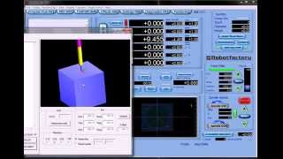 mach3 5 axis simulator [upl. by Idorb]