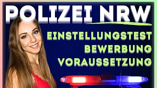 🚓🚓 Polizei NRW Einstellungstest Bewerbung amp Polizei Karriere NordrheinWestfalen [upl. by Etteuqaj]