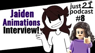 Jaiden Animations Interview  just2podcast 8 [upl. by Amein]