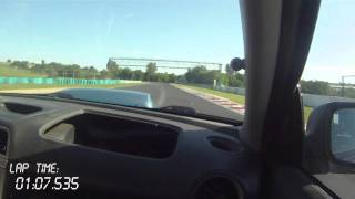 Subaru Impreza WRX STI WR1 Hungaroring lap time 207962 [upl. by Ellemaj987]