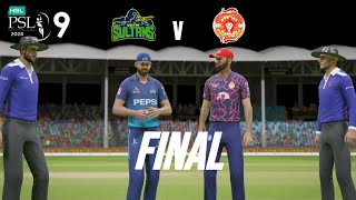 MULTAN SULTANS VS ISLAMABAD UNITED FINAL MATCH PSL 9  CRICKET 24 GAMEPLAY [upl. by Drahser117]