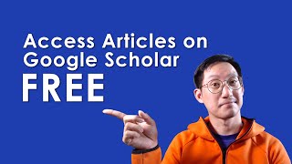 How to Access Paid Research Papers Free of Cost  Google Scholar Library Links [upl. by Annodam]