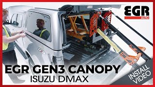 The EGR GEN3 Canopy  Isuzu DMAX Install Video [upl. by Deenya]