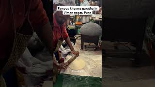 Famous kheema paratha in Viman nagar streetfood punefoodie [upl. by Harrod852]