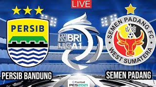 PERSIB VS SEMEN PADANG live  BRI LIGA 1 20242025 livescore AI [upl. by Greabe]