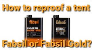 How to Waterproof a Tent  Fabsil or Fabsil Gold [upl. by Carthy]