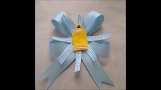 How to Make Boutique Bows with Machine Embroidered Felties [upl. by Giffie416]