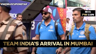 Team India Arrive in Mumbai For Sri Lanka Clash  FTB [upl. by Ruff]