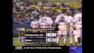 Rice vs Oklahoma State 1999 CWS [upl. by Martreb]