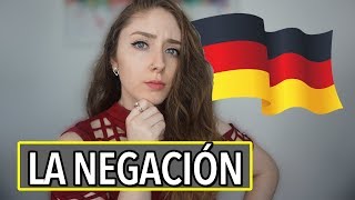 La NEGACION en ALEMAN 🚫​  Curso de Alemán Básico 🇩🇪 [upl. by Annaek198]